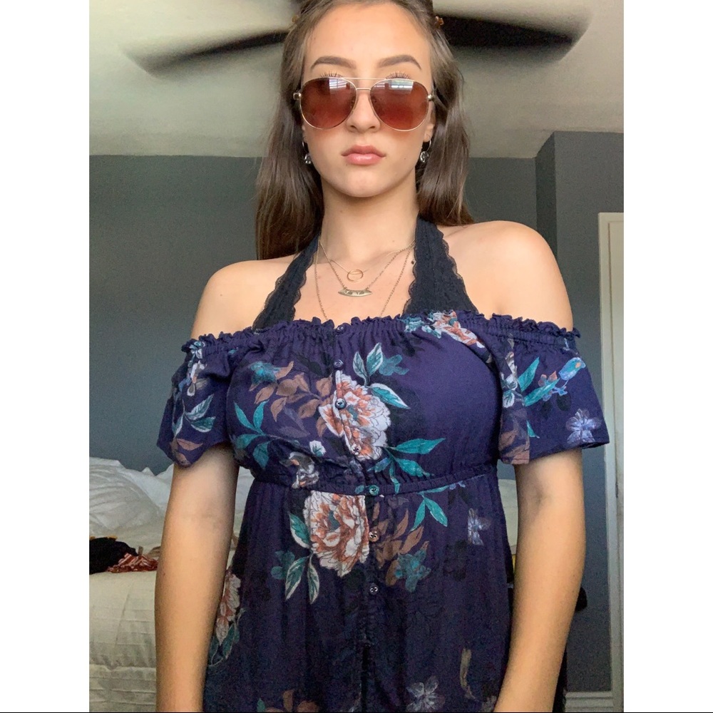 Billabong off the shoulder top
